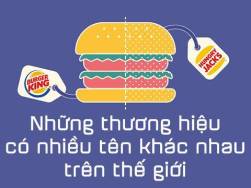 [Infographic] Những thương hiệu có tên gọi khác nhau trên thế giới