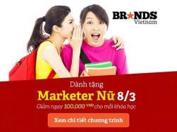 Brands Vietnam ưu đãi học phí e-learning dành tặng Marketer nữ nhân dịp 8/3