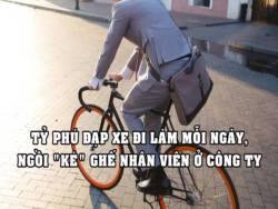 Vị tỷ phú đạp xe đi làm mỗi ngày, ngồi ‘ké’ ghế nhân viên chứ không có văn phòng riêng