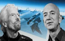 So găng tàu vũ trụ của tỷ phú Richard Branson và Jeff Bezos