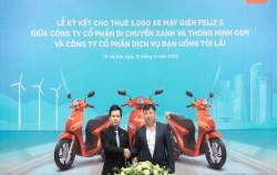 Công ty “Bạn Uống Tôi Lái” thuê 5.000 xe máy điện VinFast từ GSM, triển khai dịch vụ tại 13 tỉnh miền Tây Nam Bộ