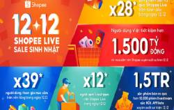 Shopee lập kỷ lục số sản phẩm bán ra qua livestream tăng gấp 28 lần trong ngày 12.12