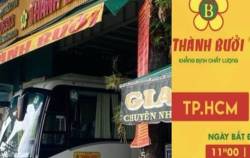 Thành Bưởi mập mờ quảng cáo chạy tuyến TP.HCM
