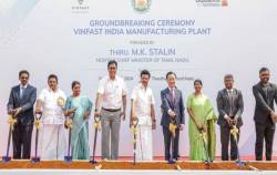 Vinfast chính thức động thổ nhà máy xe điện tại Ấn Độ