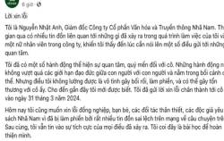 Giám đốc Nhã Nam xin lỗi sau khi có thông tin “quấy rối nhân viên nữ”