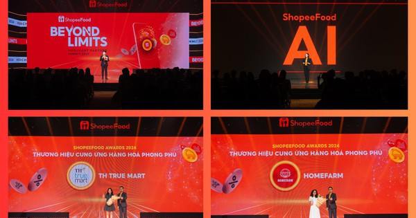 Homefarm, TH true mart thắng lớn tại Hội nghị ShopeeFood 2024