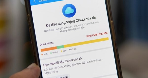 Zalo giảm một nửa dung lượng lưu trữ miễn phí