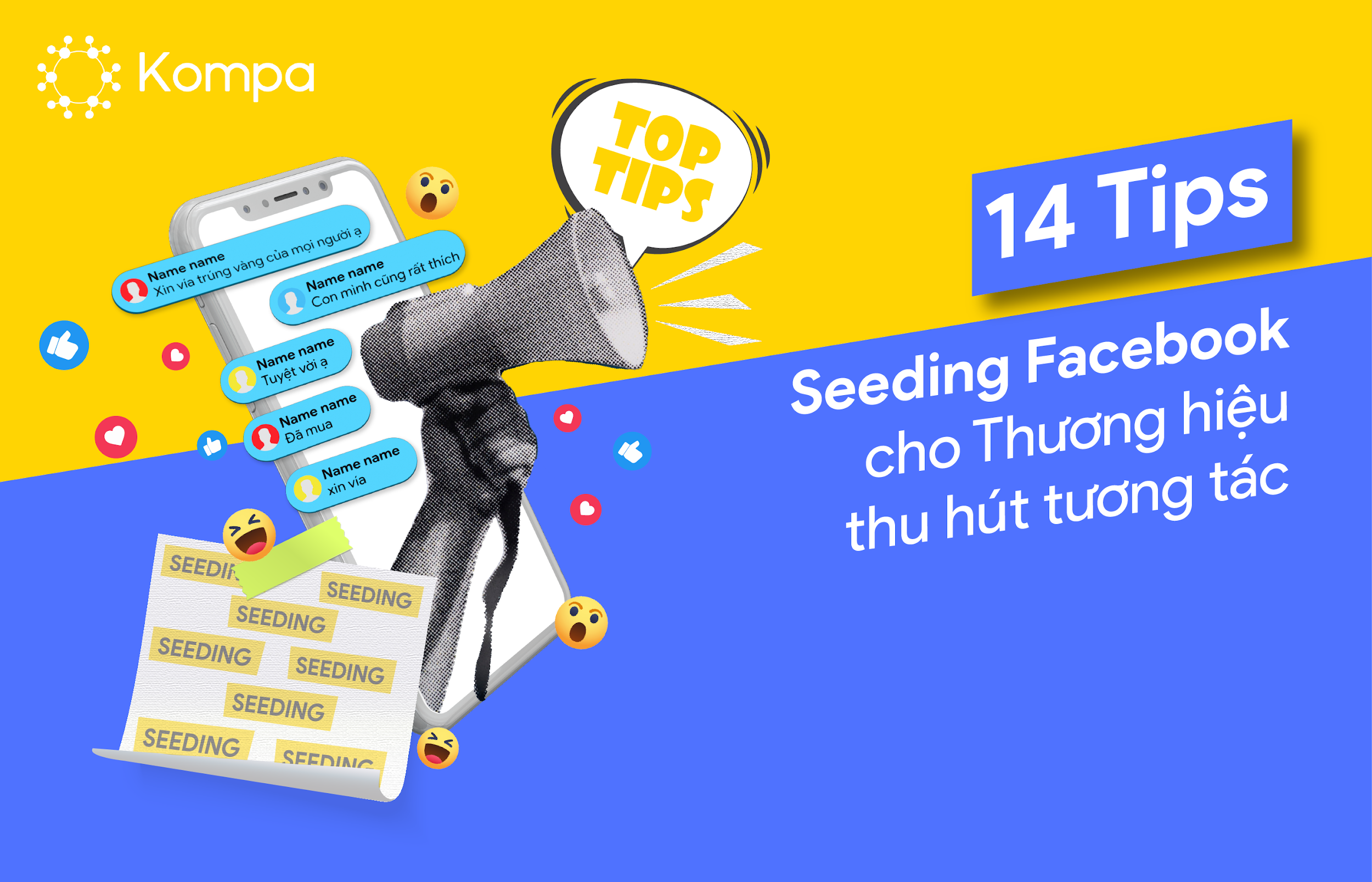 14 Tips Seeding Facebook hút tương tác cho Thương hiệu