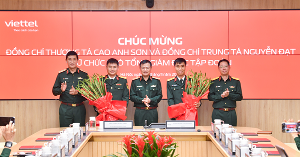 Tập đoàn Công nghiệp – Viễn thông Quân đội Viettel có thêm 2 Phó Tổng Giám đốc