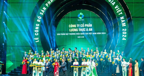 Gạo AAN vinh dự nhận giải thưởng Thương hiệu Quốc gia năm 2024